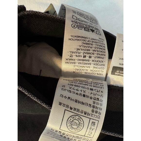 Levis Mens Black Utility Jeans Carpenter Straight Loose 568 Sz 29 x 30 NWT - Picture 7 of 10